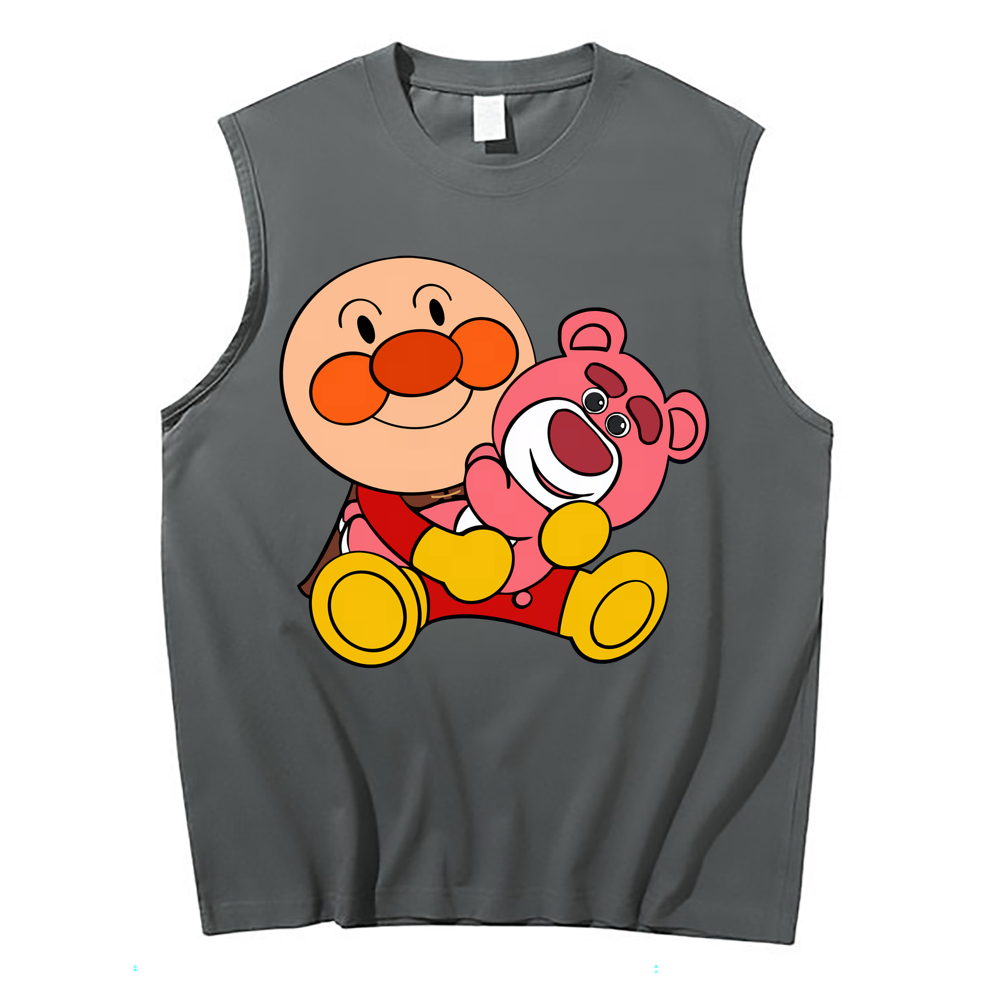 （画像用） アンパンマン Anpanman コットン100％タンクトップ（フロントプリント）